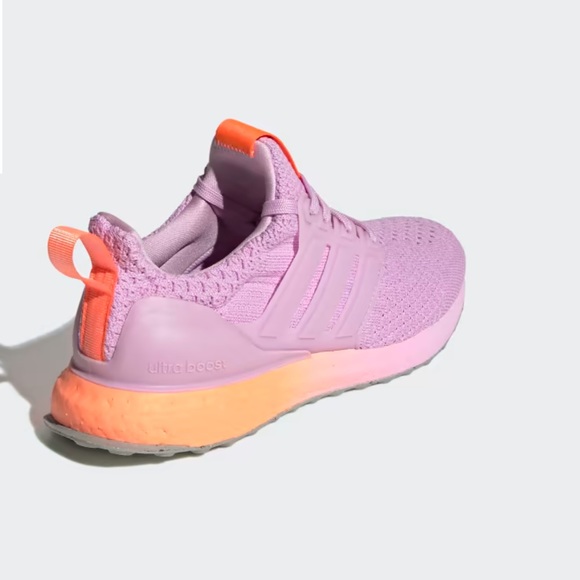 Adidas ULTRABOOST 5.0 DNA RUNNING SHOES SNEAKERS Bliss Lilac / Beam Orange - Picture 15 of 17